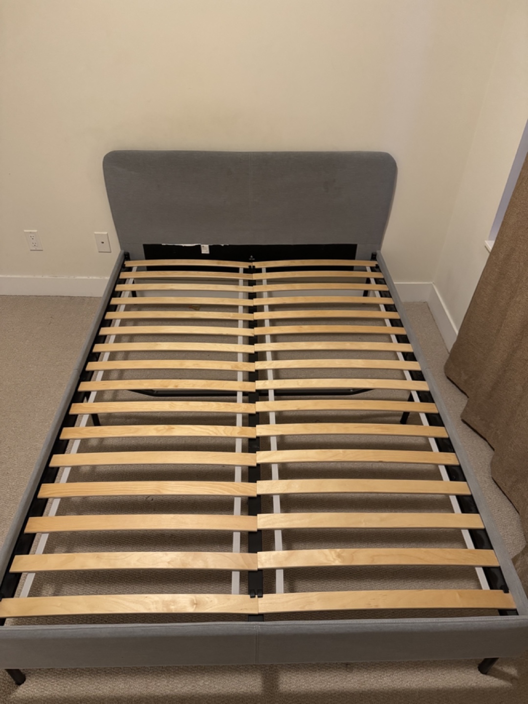 IKEA Slattum Full Size Bed Frame with Headboard - photo 2
