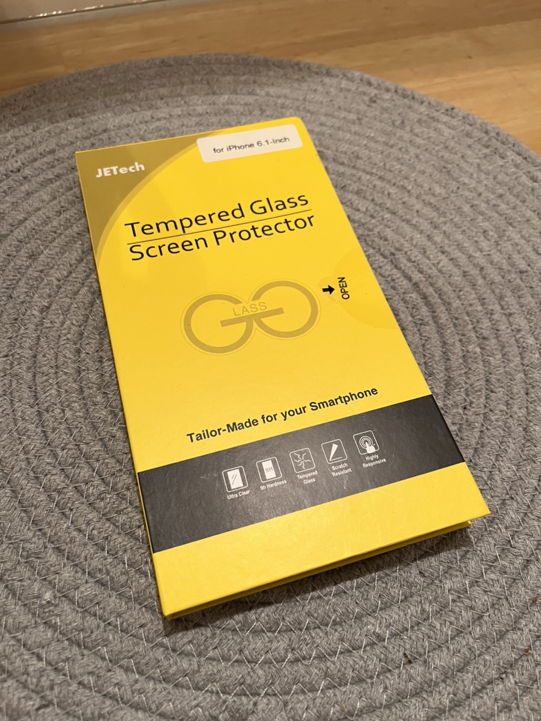 JETech Tempered Glass Screen Protector for iPhone 6.1-inch