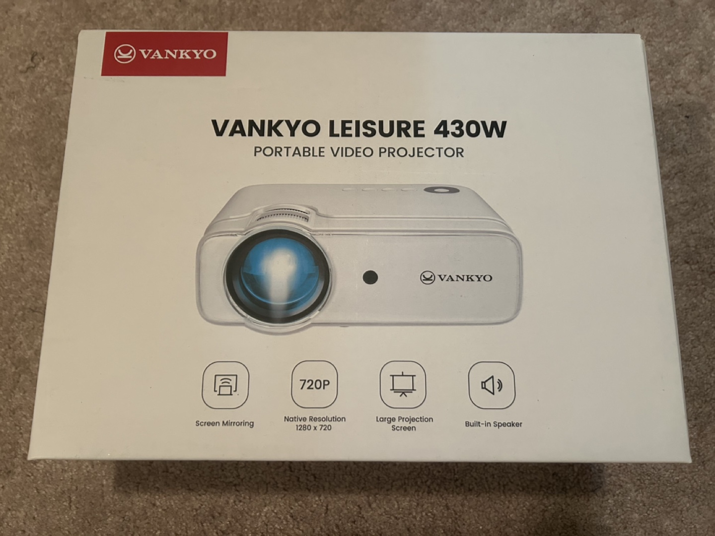Vankyo Leisure 430W Portable Video Projector