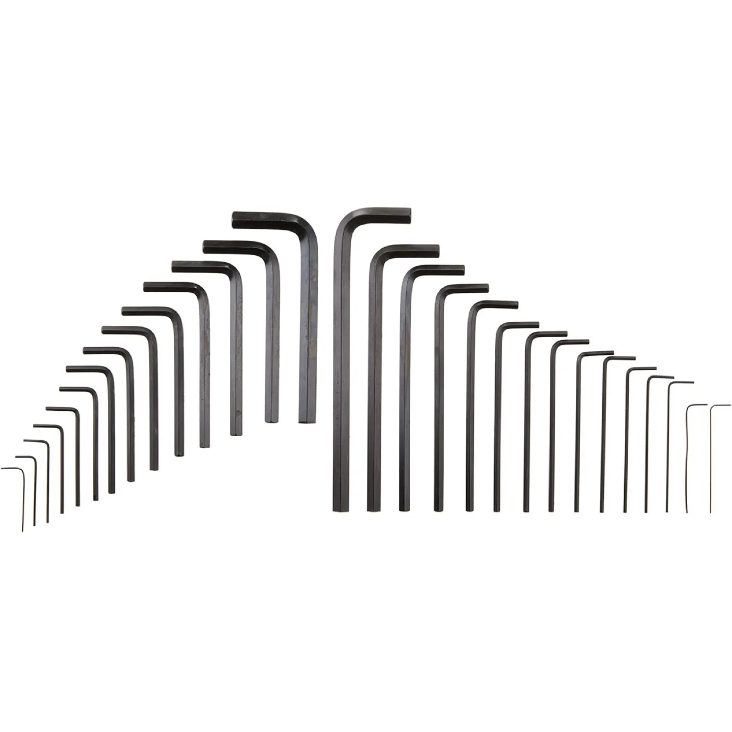 30-Piece SAE and Metric Hex Key Wrench Set image indicator(4)