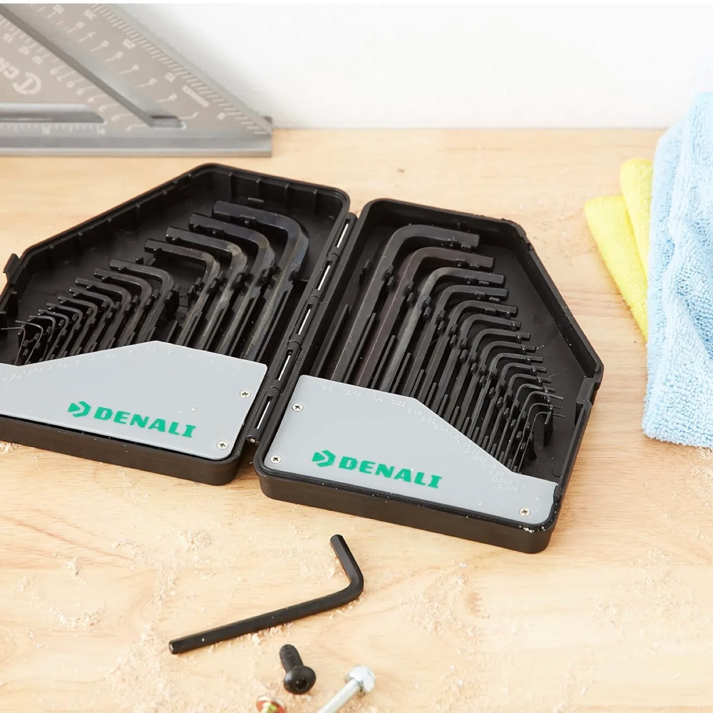 30-Piece SAE and Metric Hex Key Wrench Set image indicator(5)