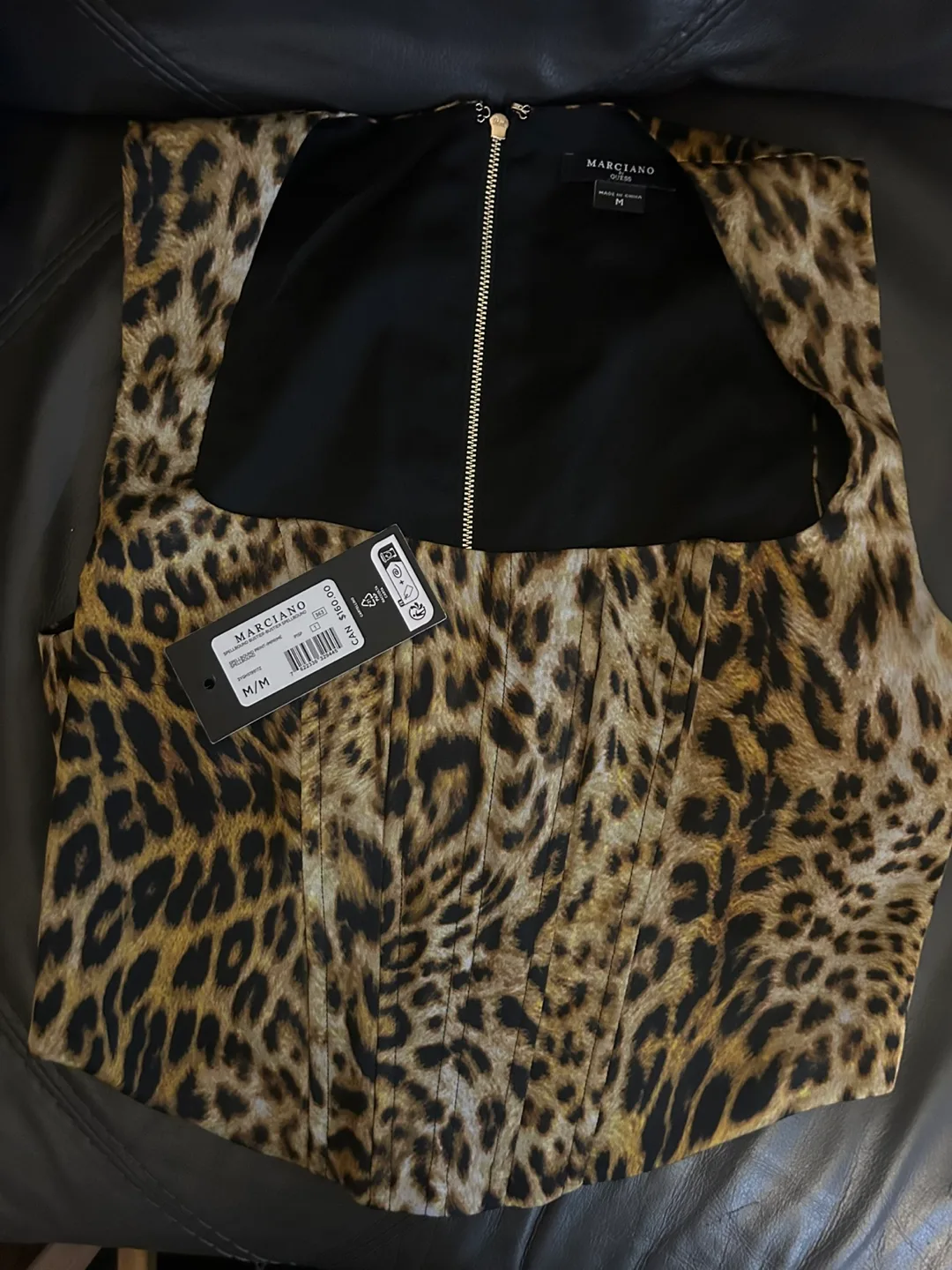 Marciano Leopard Print Corset Top image indicator(6)