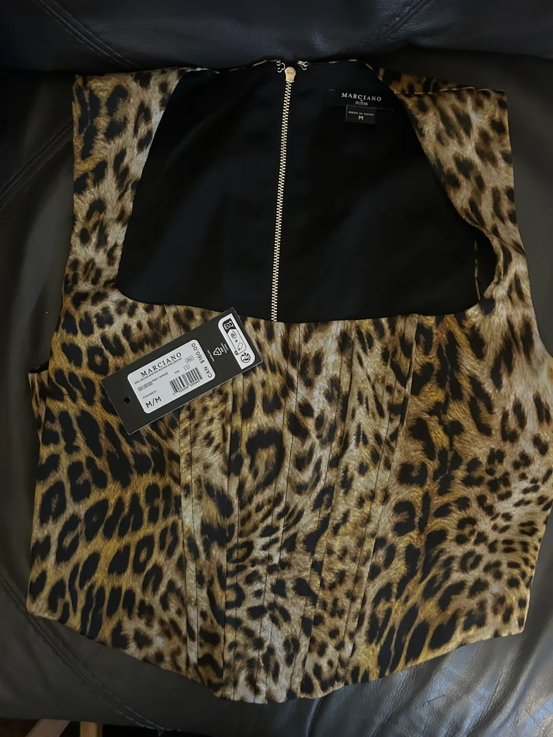 Marciano Leopard Print Corset Top image indicator(5)