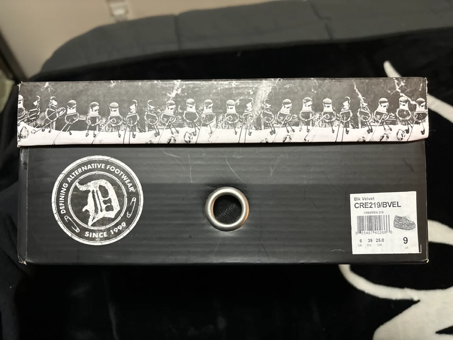 Demonia Black Rose Platform Creepers image indicator(6)