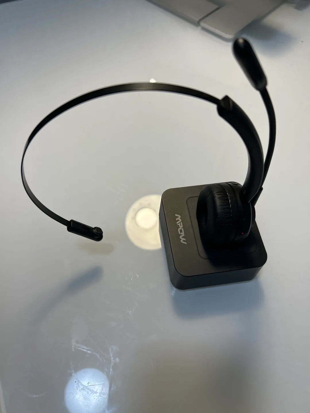 Wireless Bluetooth Headset with Charging Dock image indicator(2)