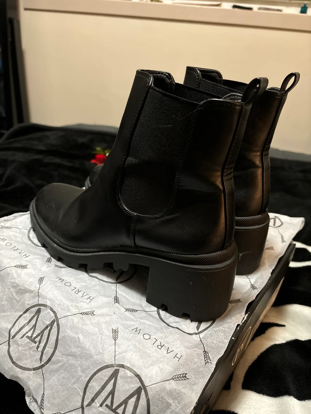 Harlow Black Chelsea Boots image indicator(4)