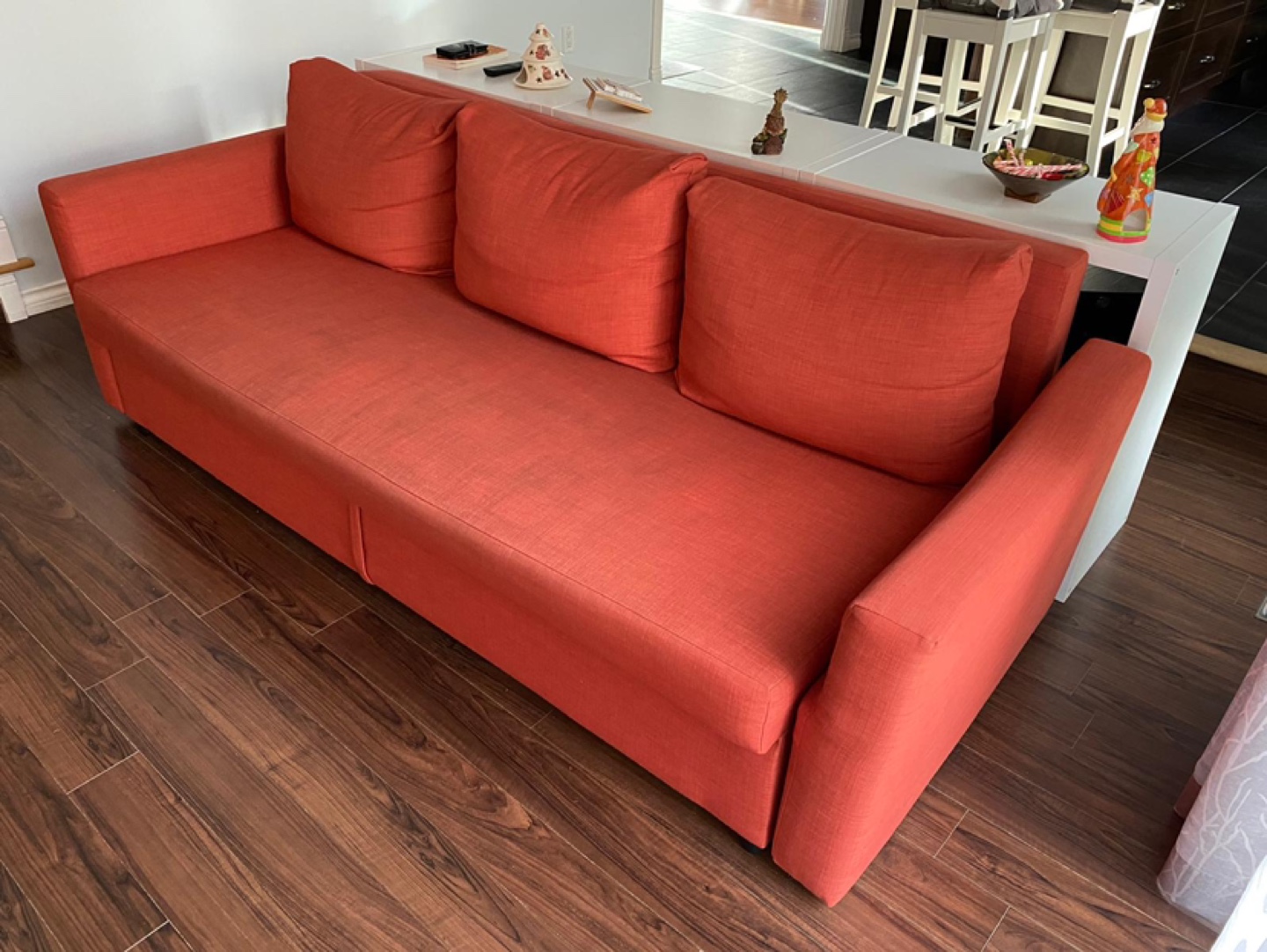 IKEA Friheten Futon Sofa Bed in Orange