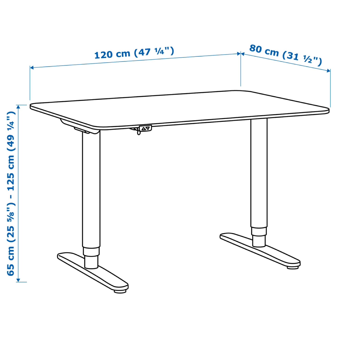 IKEA BEKANT Electric Standing Desk - photo 3