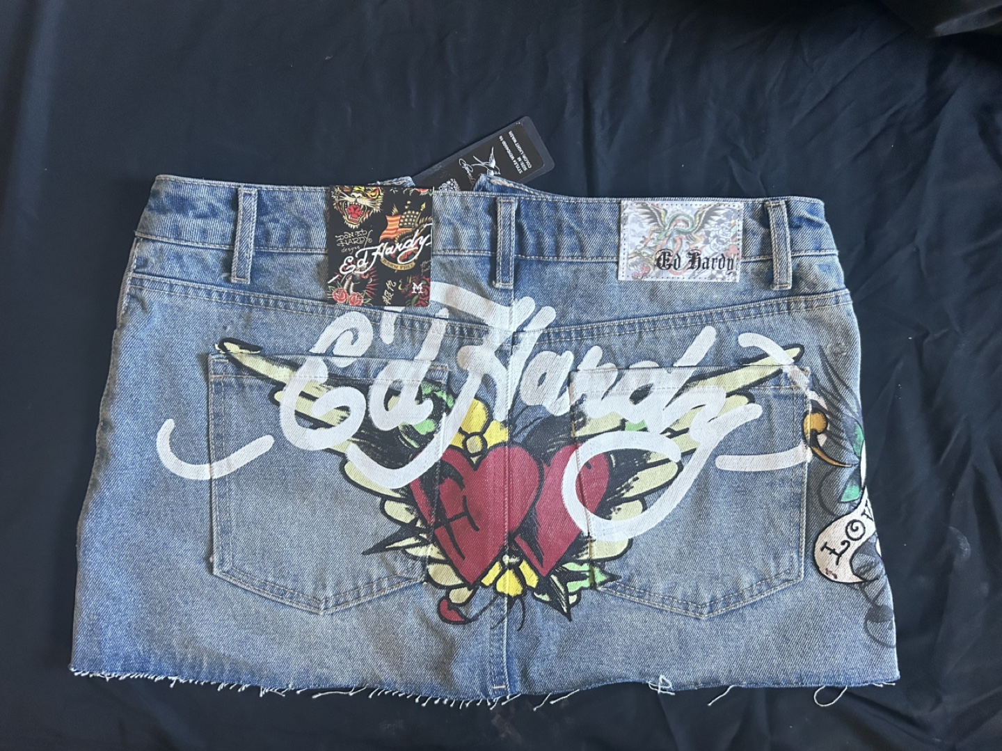 Ed Hardy Denim Mini Skirt - photo 2