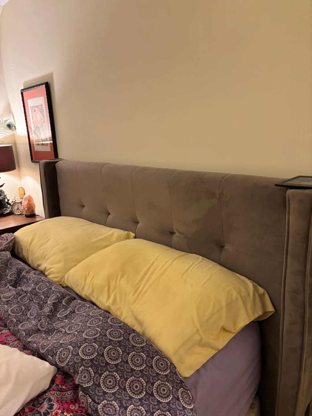 Upholstered Headboard with Outlets thumbnail