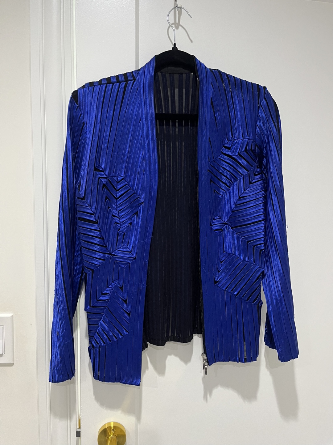 Blue Satin Jacket