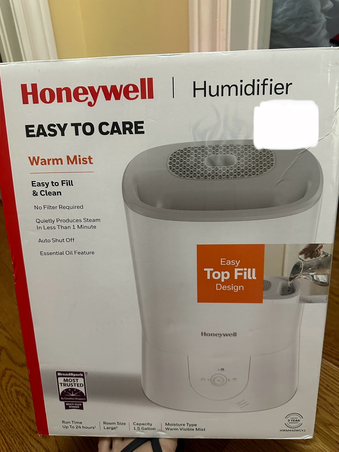 Brandnew Warm Mist Humidifier with essential feature
