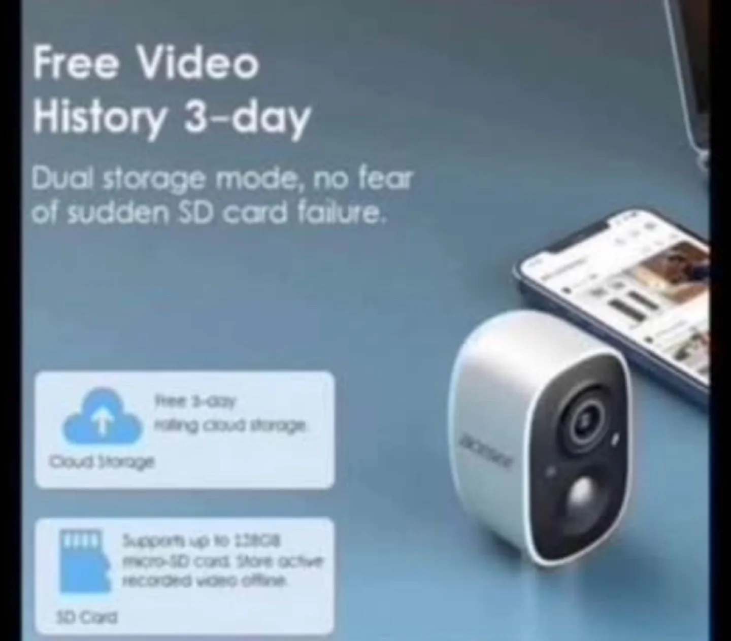 Aceesee Wireless Security Camera image indicator(2)