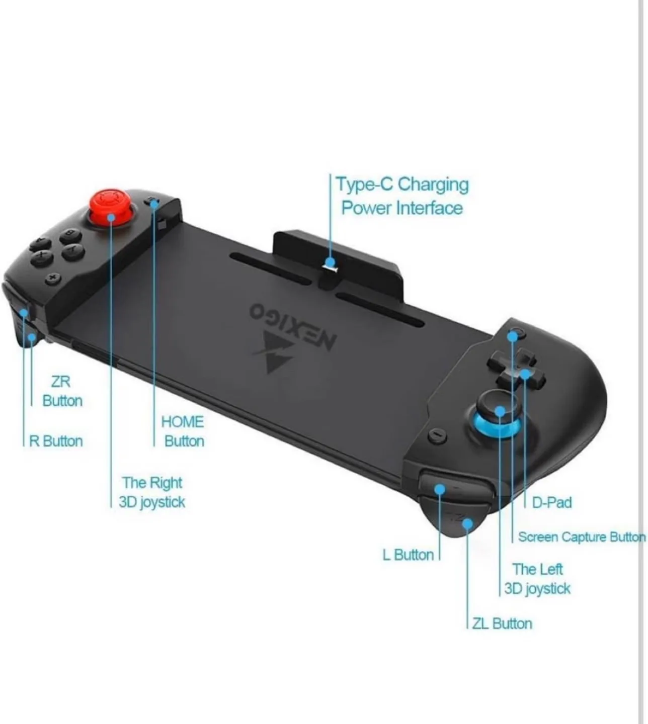Nexigo Switch Controller image indicator(7)