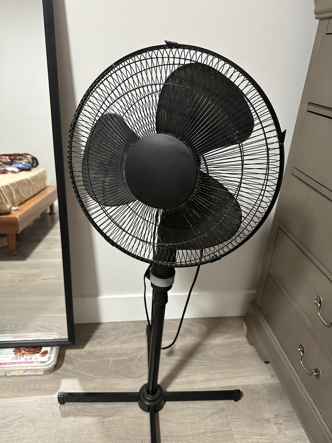 Black Mainstays Stand Fan