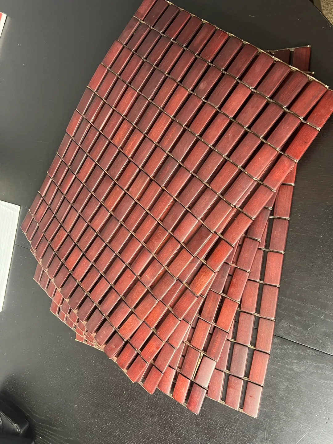 Set of 5 Wood Placemats image indicator(2)