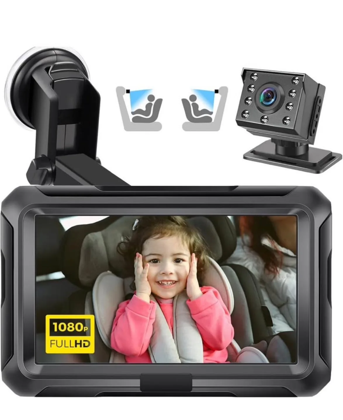 Car Rear View Monitor with Camera image indicator(2)