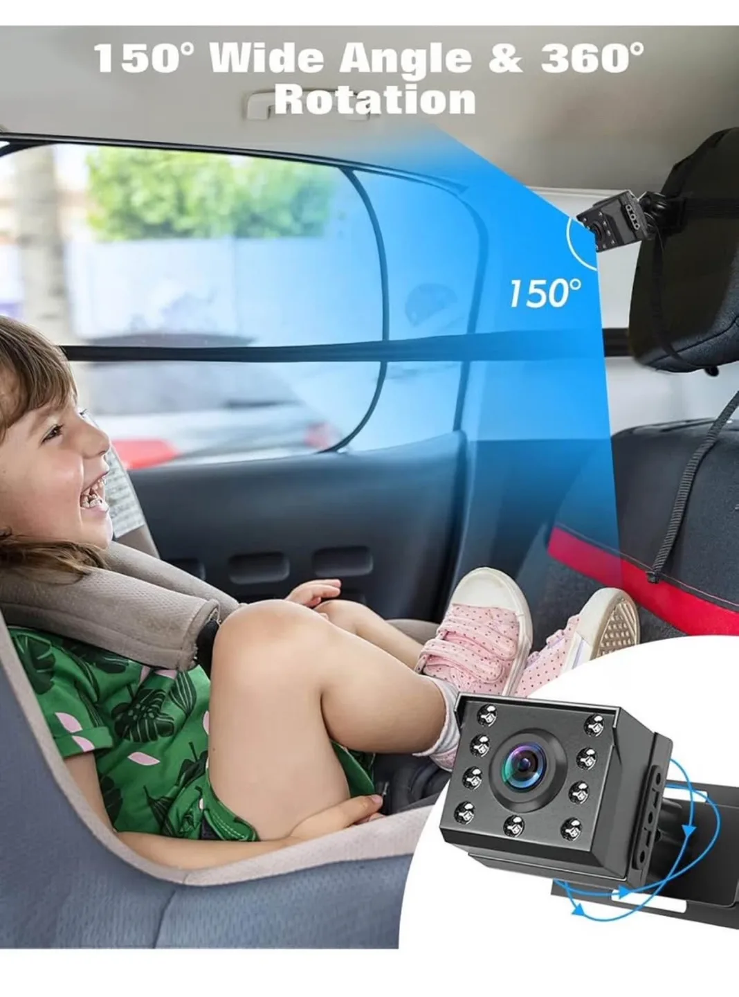 Car Rear View Monitor with Camera image indicator(4)