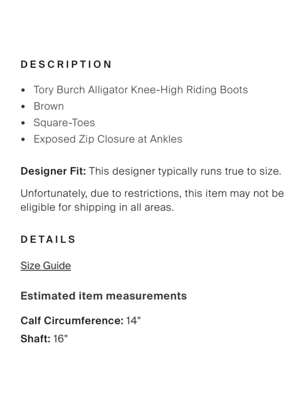 Tory Burch Croc Brown Knee-High Riding Boots image indicator(4)