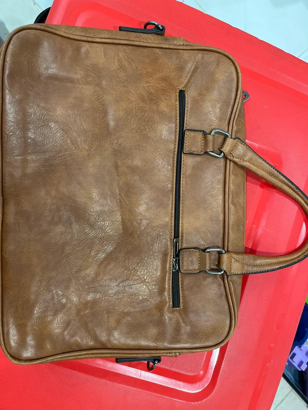 Brown Leather Laptop Bag image indicator(2)