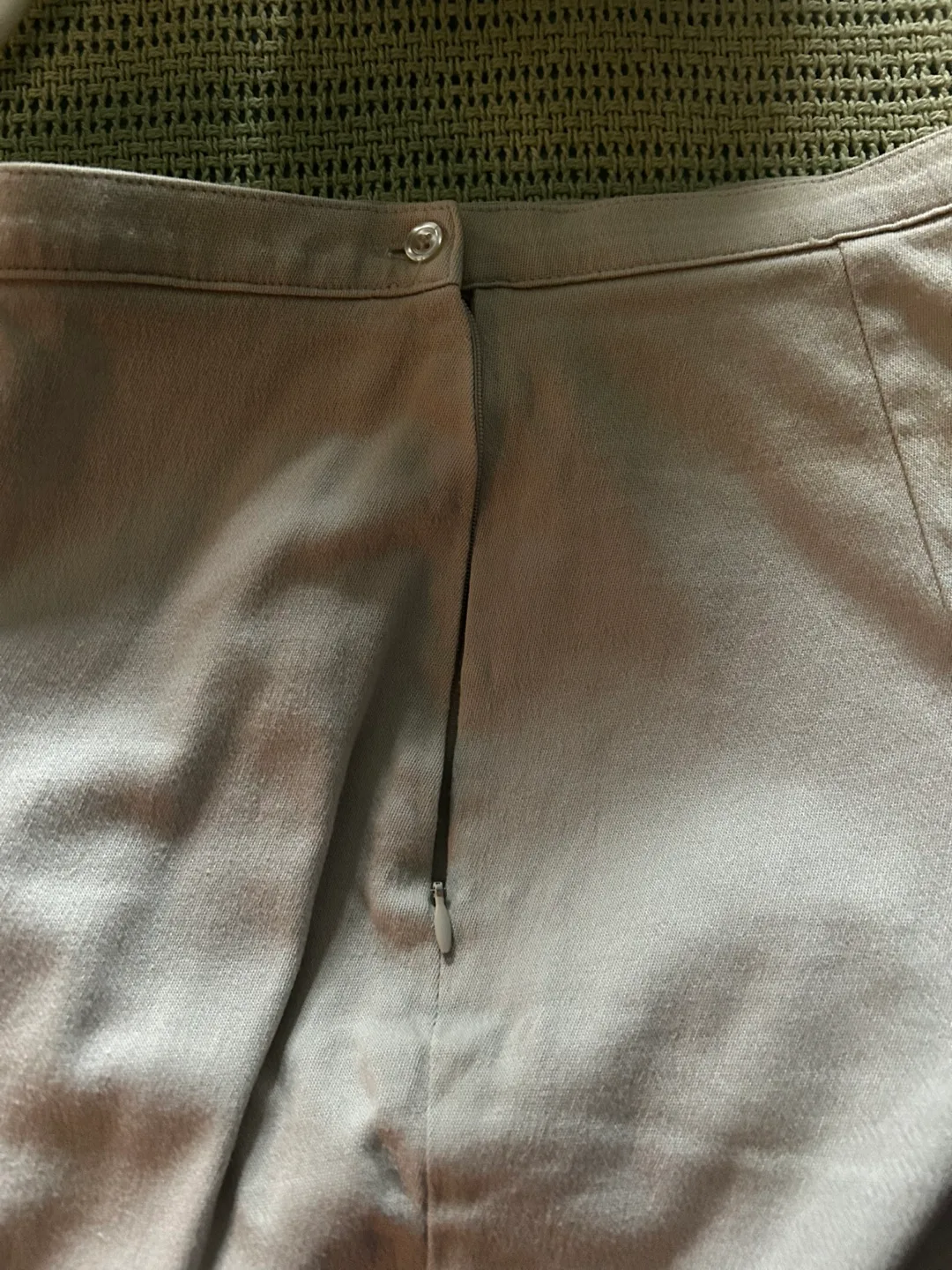 Beige Tribal Stretch-Extensible Pants Size 10- image indicator(3)