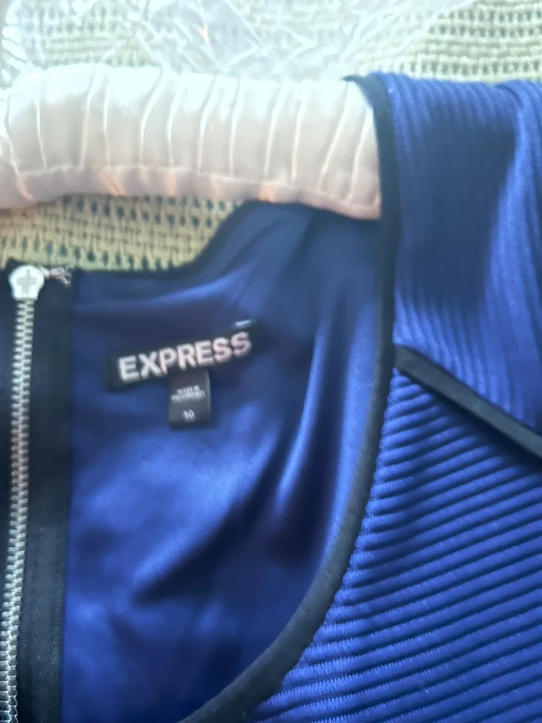 Express Navy Blue Dress- size 10 BOGO EVENT! image indicator(3)