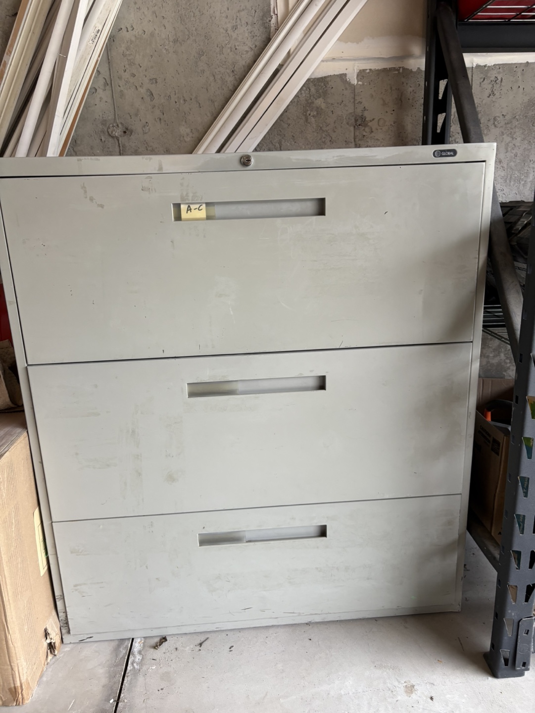 Global 3 Drawer Lateral File Cabinet
