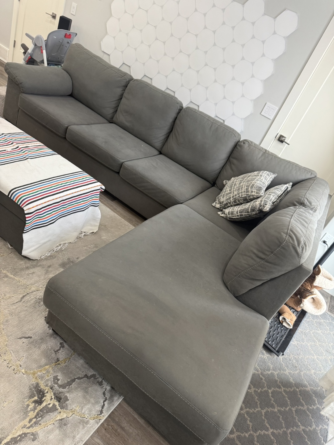 Grey Sectional Sofa
