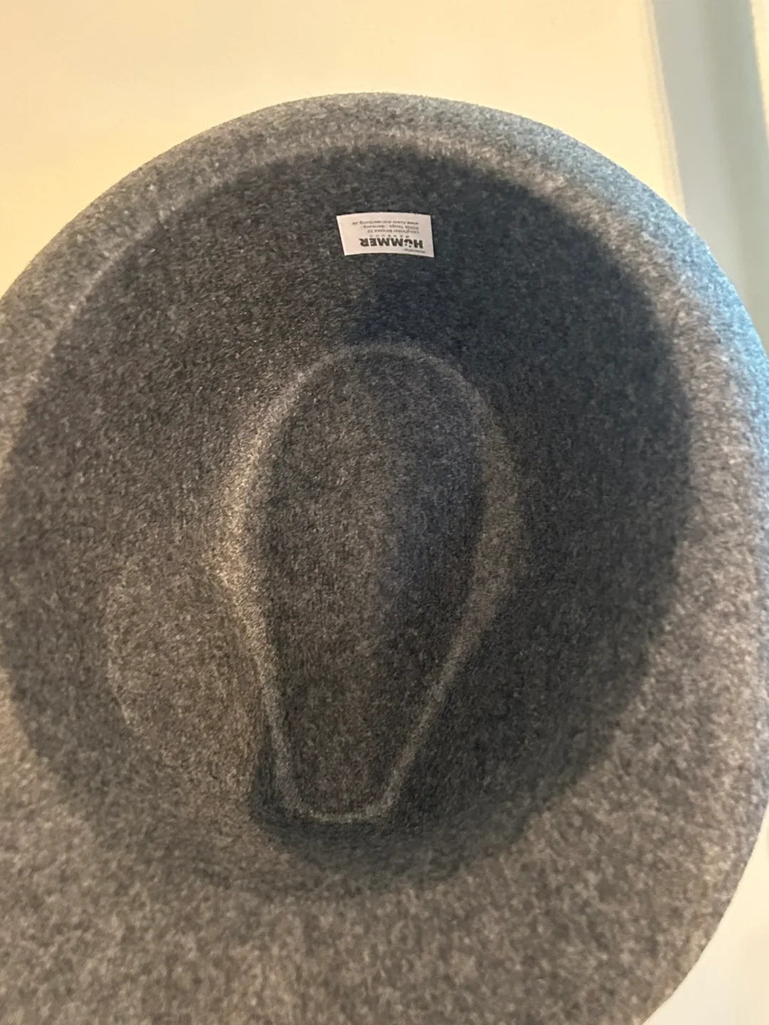 Grey Fedora Hat with Feather image indicator(4)