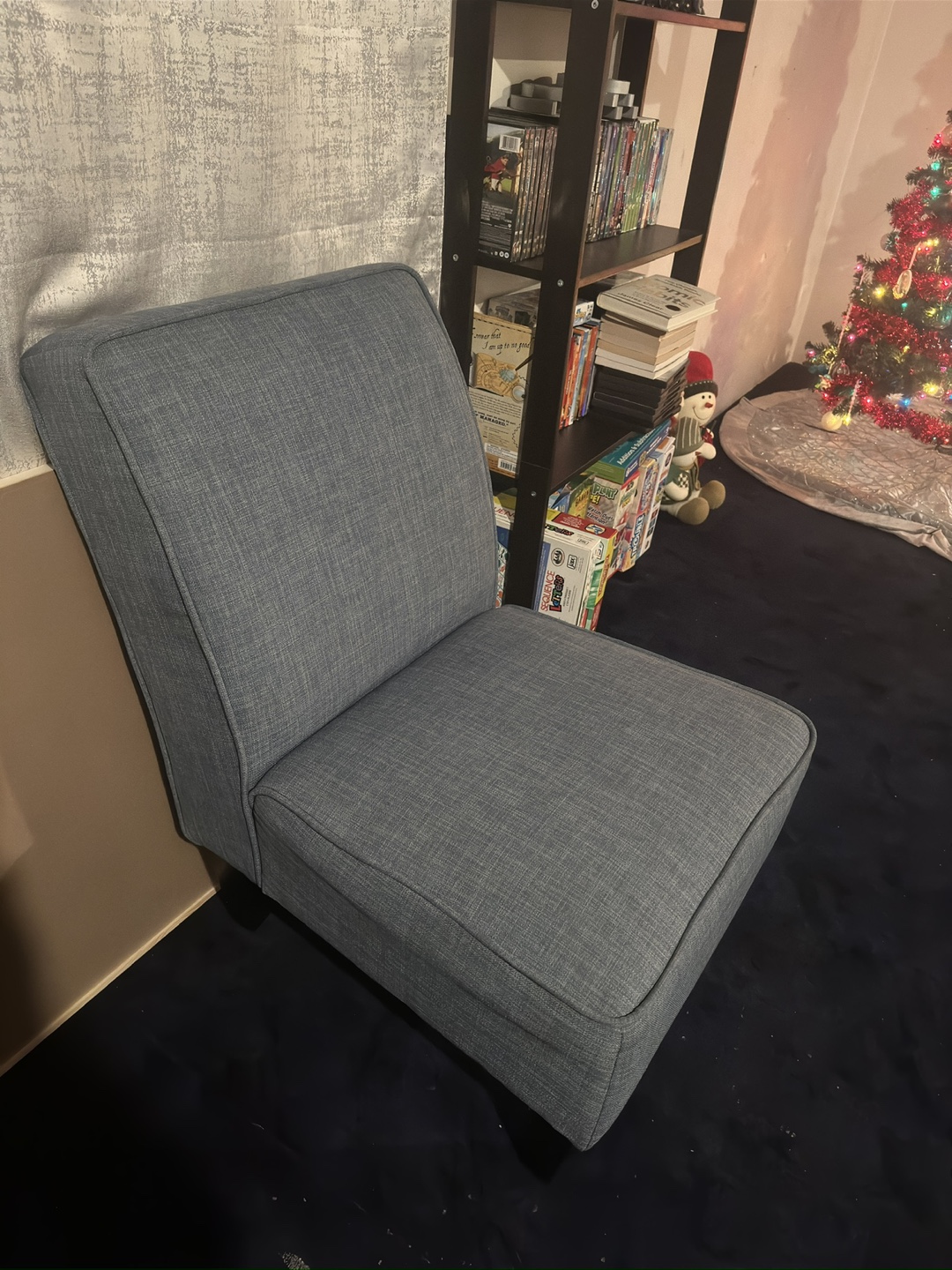 Grey Fabric Accent Chair - photo 2
