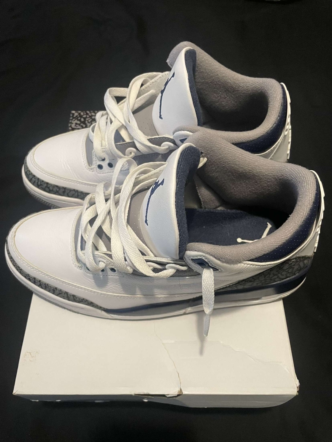 Air Jordan 3 Retro ‘Military navy blue’ - photo 4