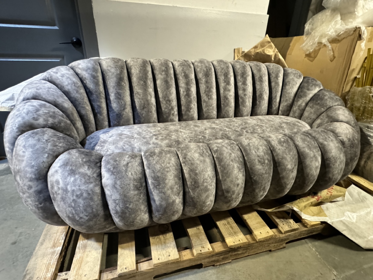 Velvet Sofa Set - photo 2