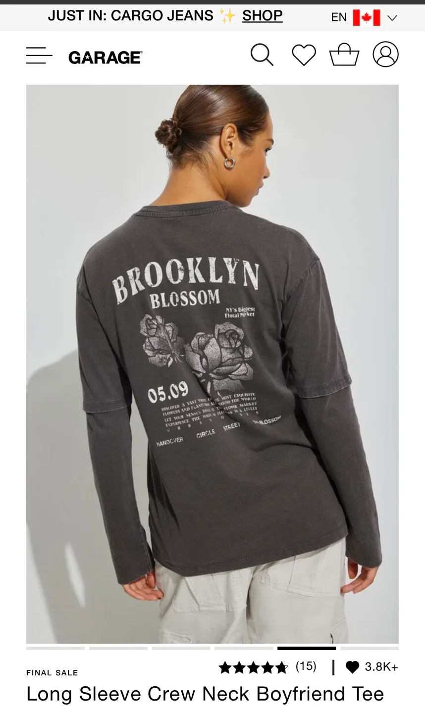 Garage Long Sleeve Graphic T-Shirt image indicator(2)