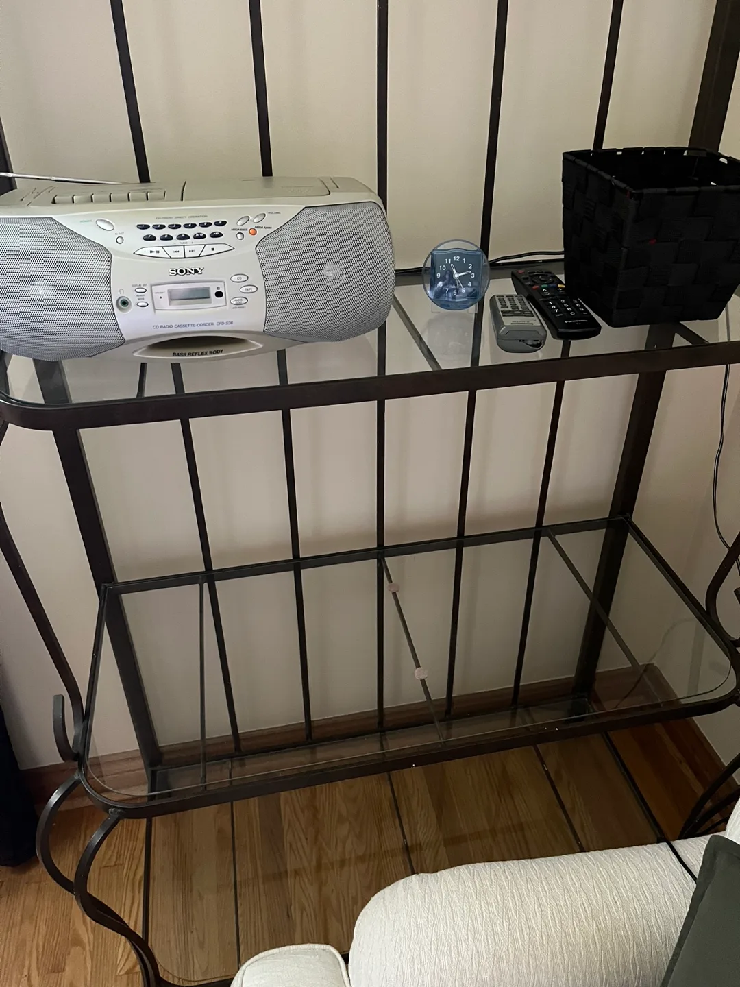 Brown wrought Iron Bakers Rack image indicator(5)