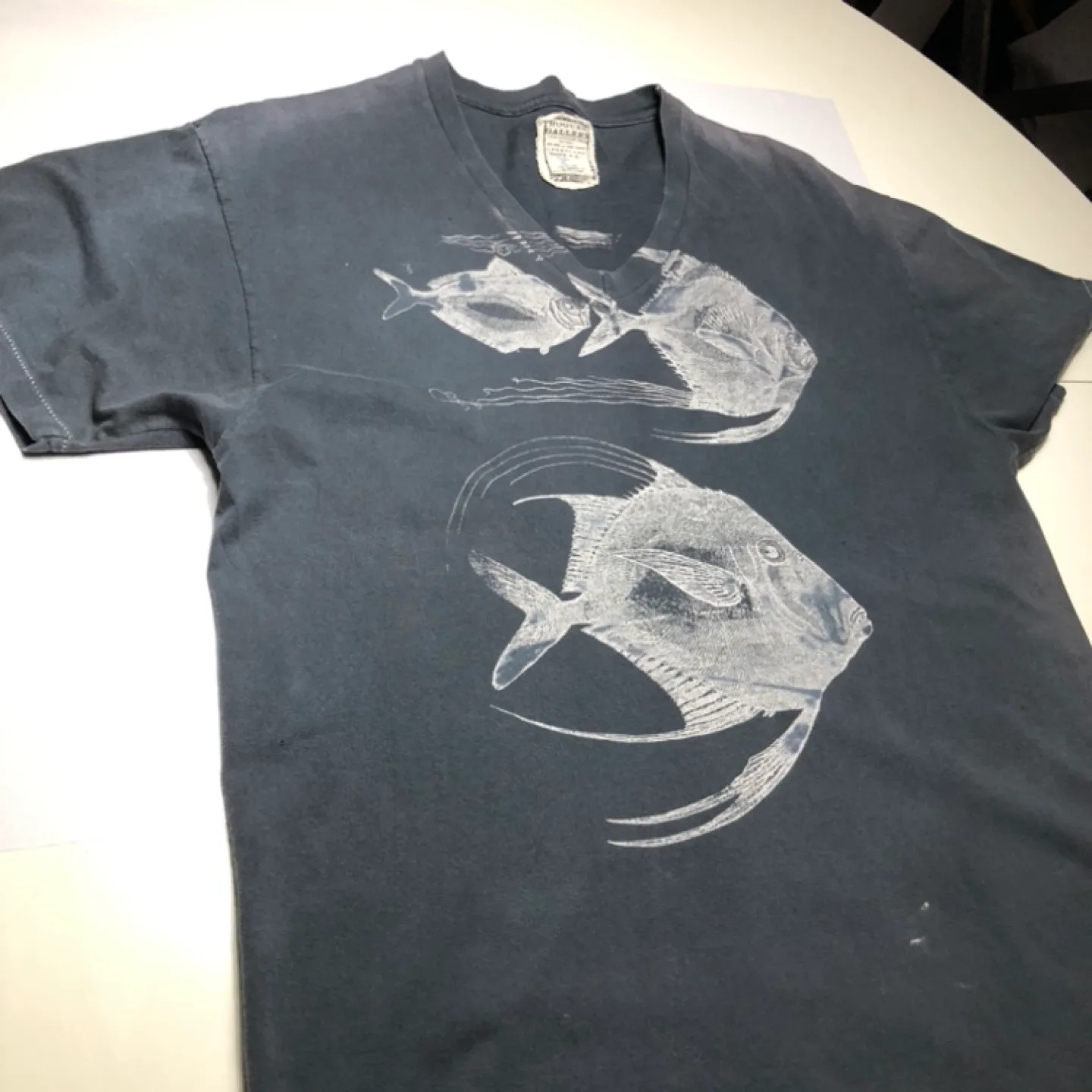 Rogues Gallery Deep Dyed Hand-Printed T-Shirt image indicator(5)