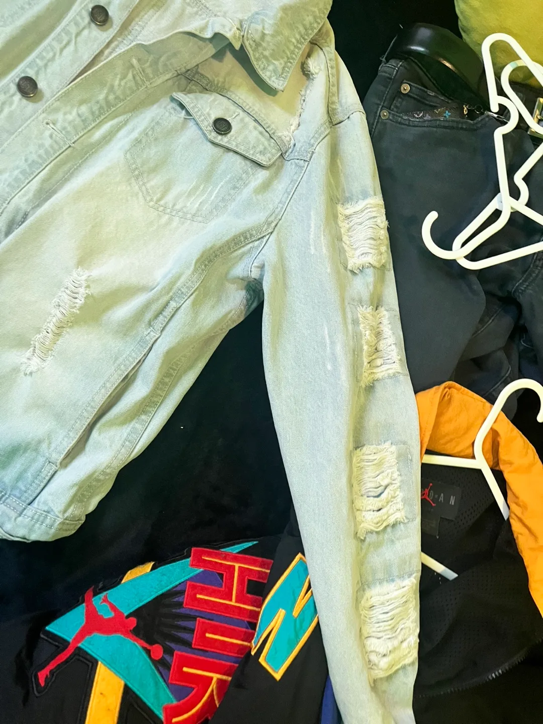 Distrikt Distressed Denim Jacket image indicator(5)