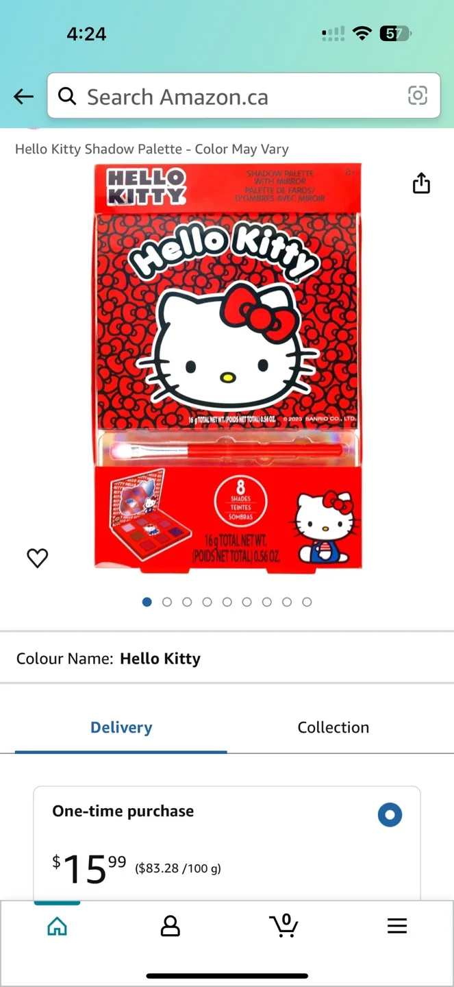 ❤️ Hello Kitty Eyeshadow Palette with Mirror 🆕 image indicator(7)