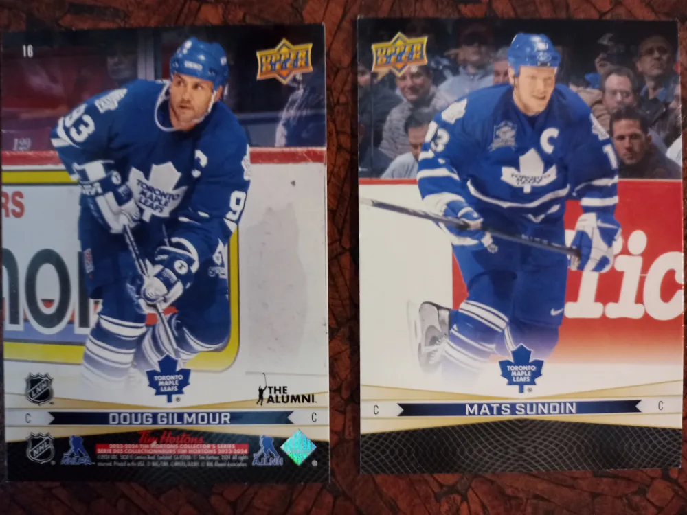 Gilmour, Stolarz, Sundin Hockey Card Lot image indicator(3)