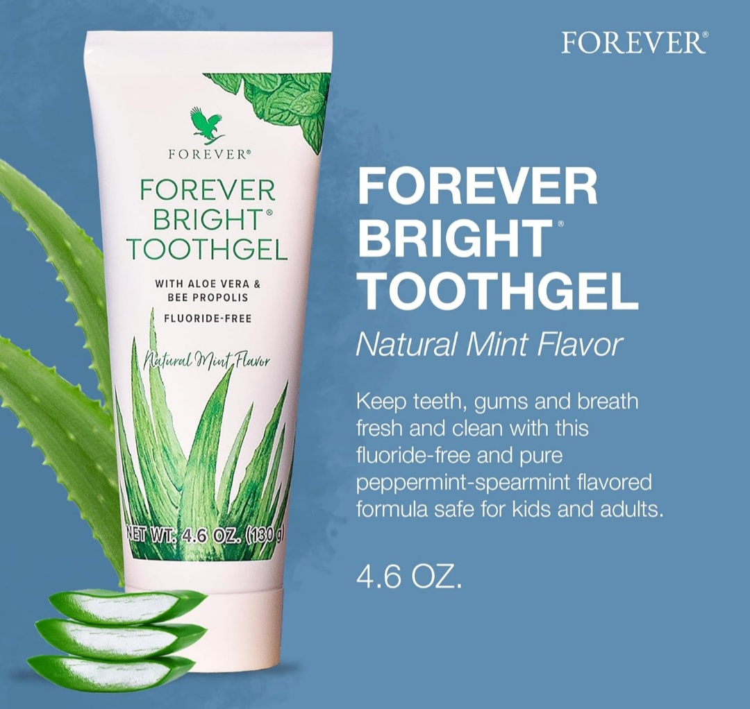 New Forever Bright Toothgel Fluoride-Free Natural Mint Flavor - photo 3