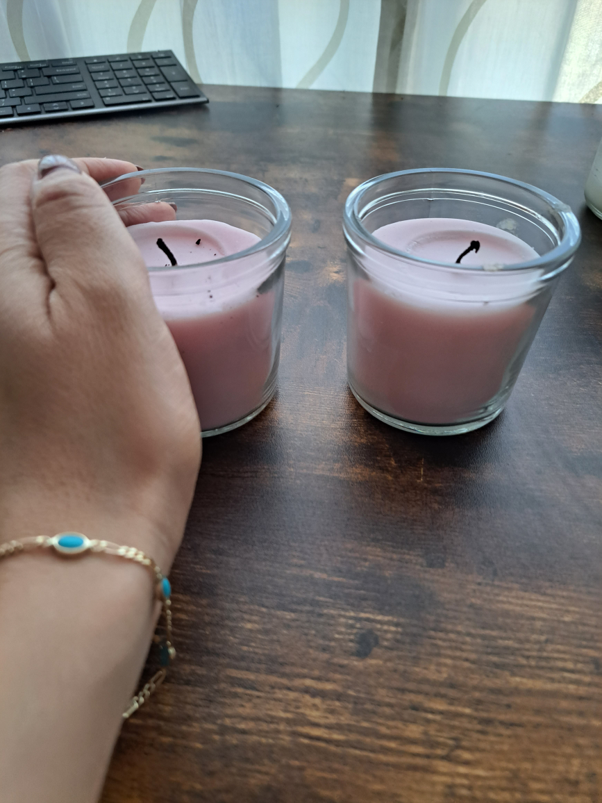 Two Pink Candles - photo 2