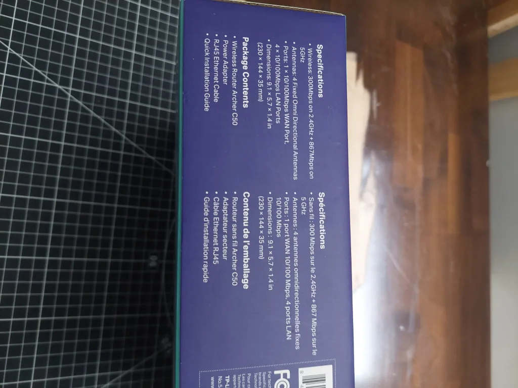 TP-Link Archer C50 AC1200 Dual Band Wireless Router image indicator(3)