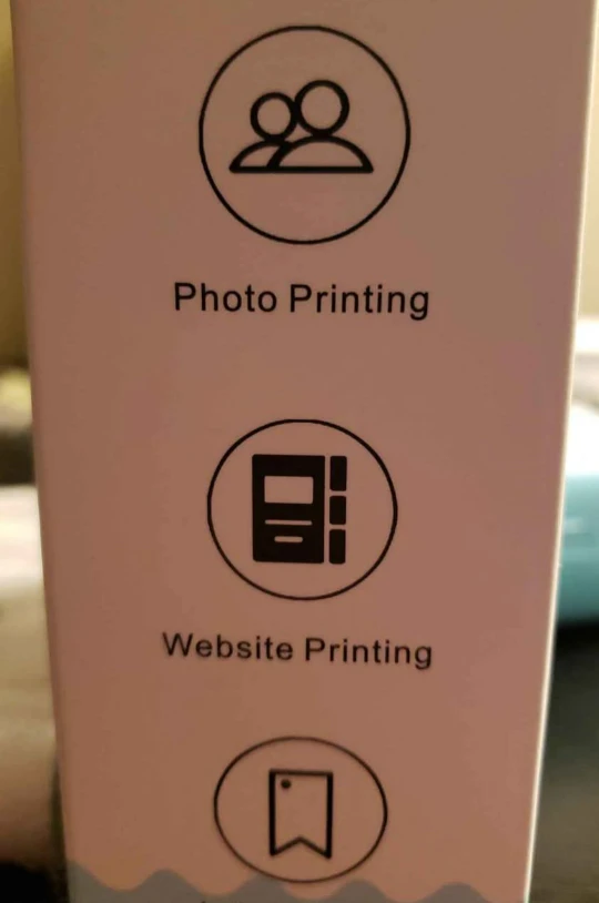 Portable Mini Printer with 10 Rolls of Paper - photo 2