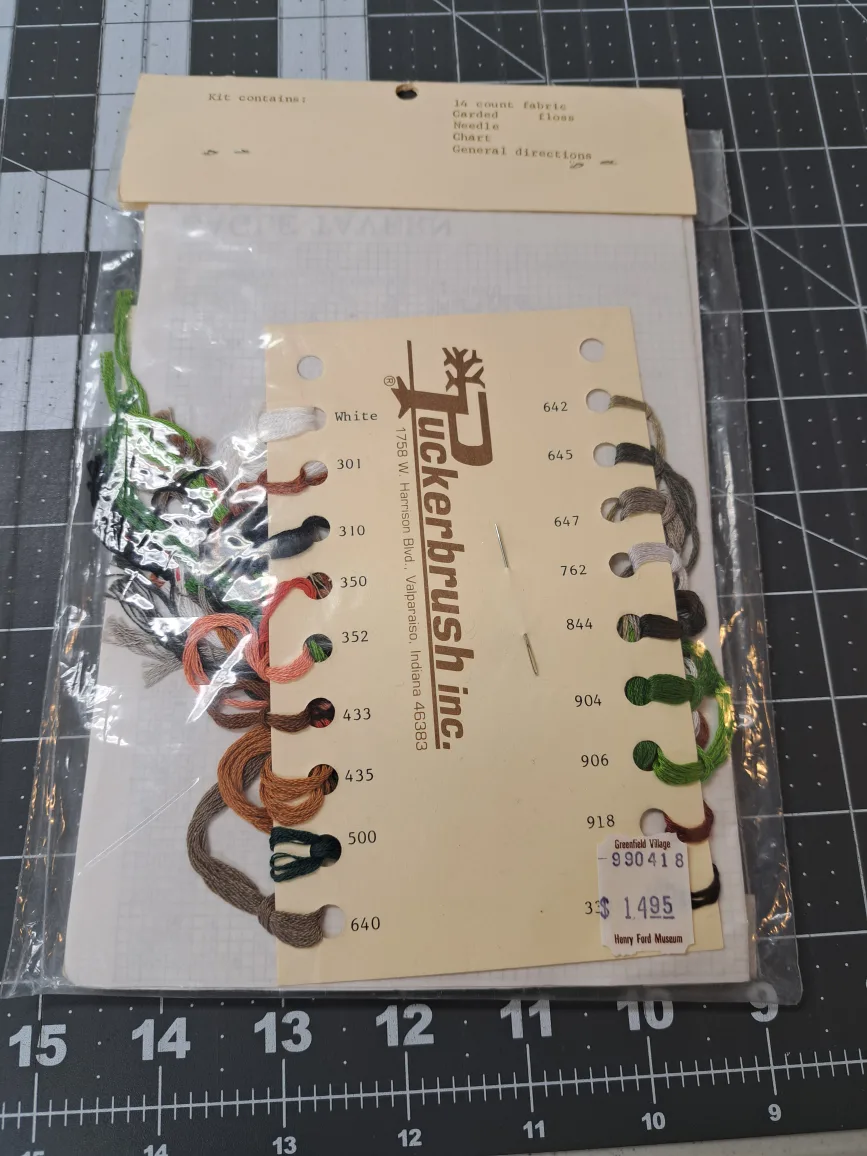 Puckerbush Cross Stitch Kit - Eagle Tavern image indicator(2)