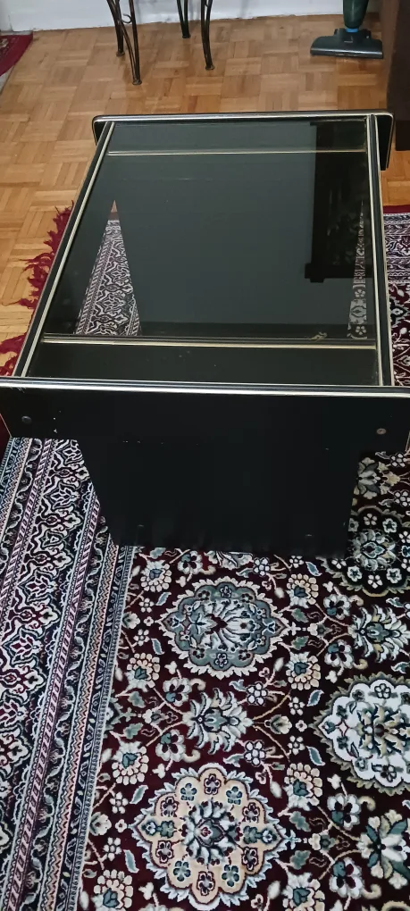 black side table with glass $30 image indicator(5)