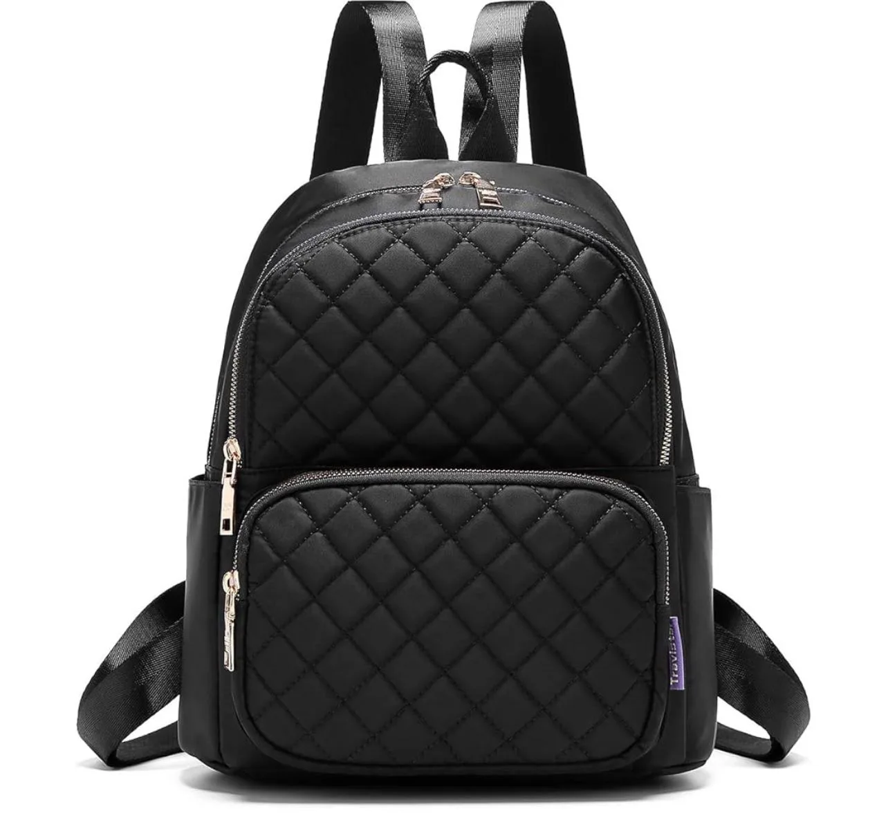 Myhozee Women Backpack Purse Waterproof Nylon Mini Rucksack image indicator(2)