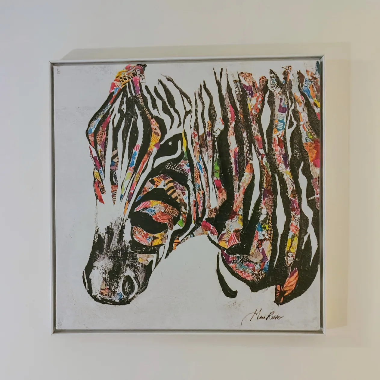 Zebra Collage Wall Art thumbnail