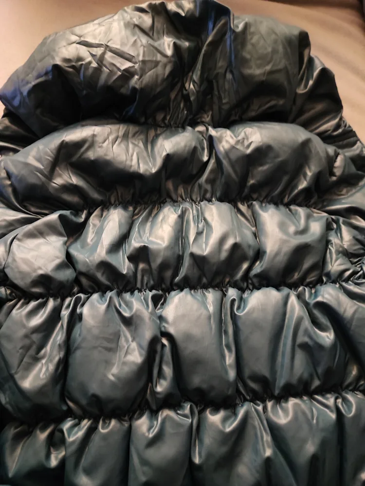 "Sisley"Teal Puffer Jacket image indicator(5)