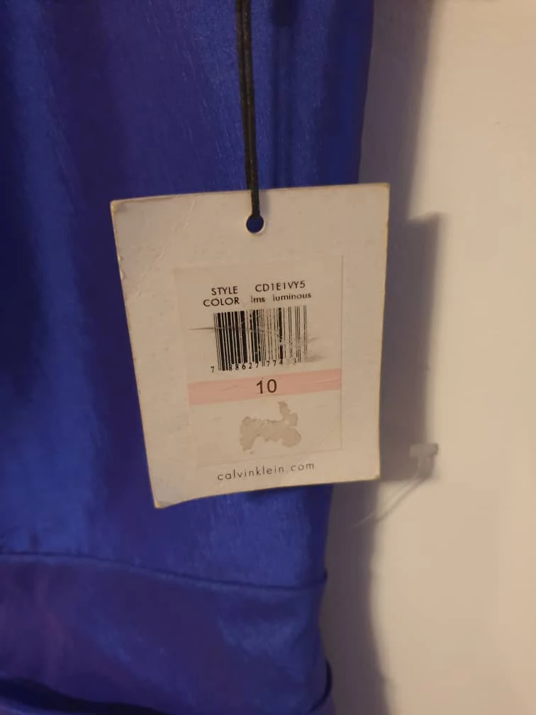 Calvin Klein Blue Dress Size cd1e1vy5 - photo 4
