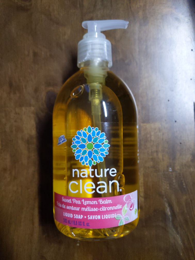Nature Clean Sweet Pea Lemon Balm Liquid Soap #freecycle