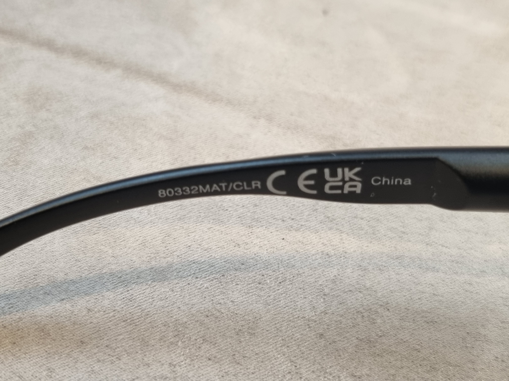 GrinderPunch UV400 Clear Eyeglasses w/ Cute Black Frame - photo 3